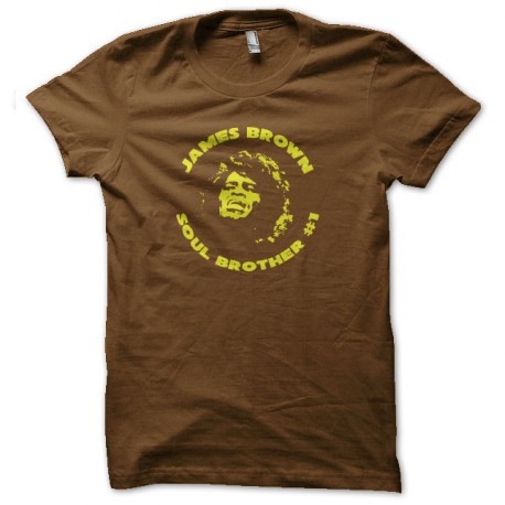 shirt james brown king of soul brown