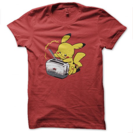 shirt pikachu red toaster