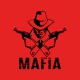 Camisa de la mafia roja