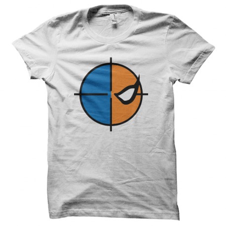 Deathstroke camisa blanca símbolo