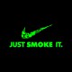 shirt just smoke it black parody