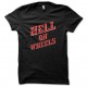 tee shirt hell on wheels logo noir