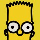 tee shirt Bart Simpson yellow