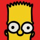 Bart Simpson t-shirt red