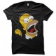 tee shirt Homer Simpson black