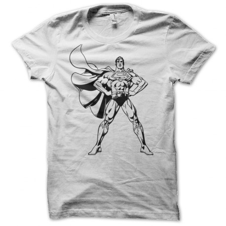 tee shirt superman white