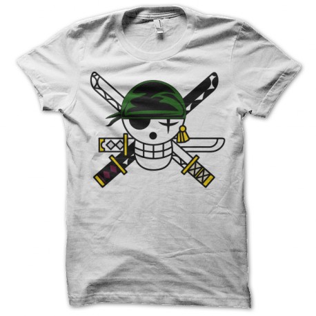 Zoro shirt Jolly Roger White