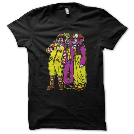 ronald mcdonald shirt the joker black pennywise