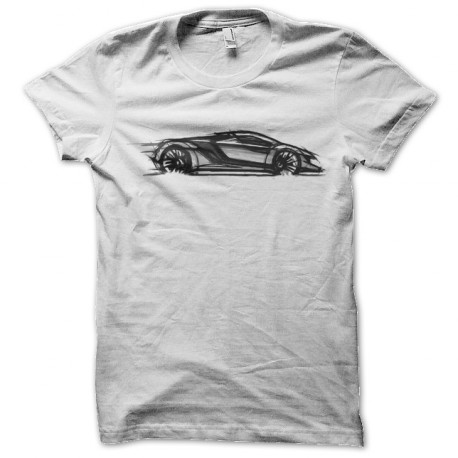 shirt supercars white art