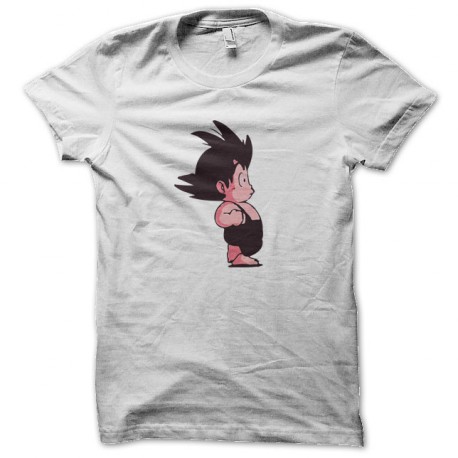 tee shirt child goku blanc