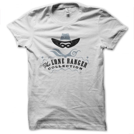 tee shirt the lone ranger blanc