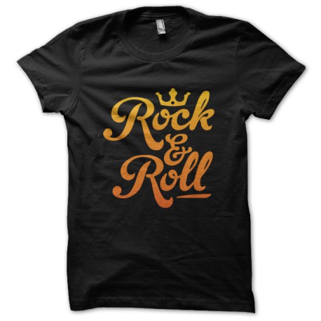 shirt rock and roll black