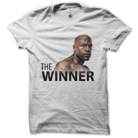 white t-shirt the winner