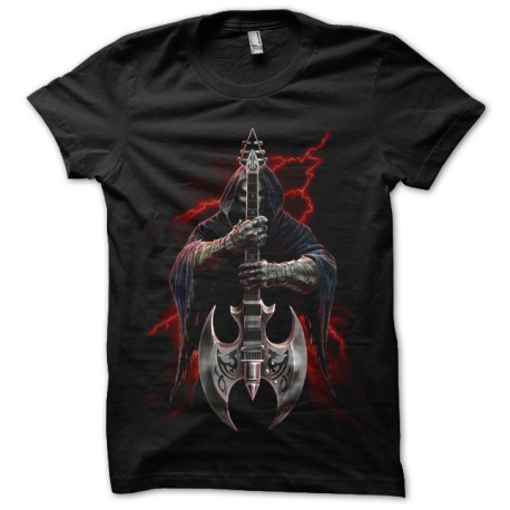 tee shirt Guitar devil noir