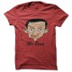 mr bean cartoon t-shirt red