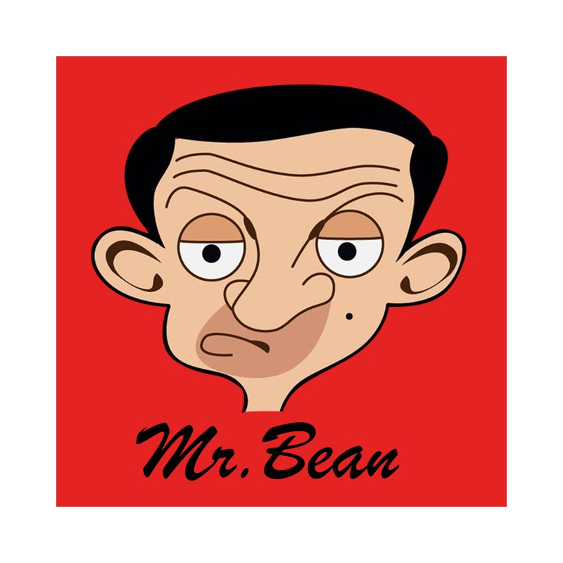 shirt cartoon mr bean red