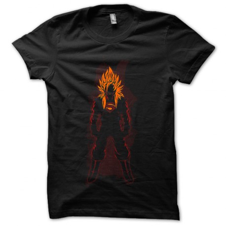 una camisa de hombre negro Super Saiyan