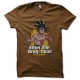 tee shirt Enter the dragonball marron