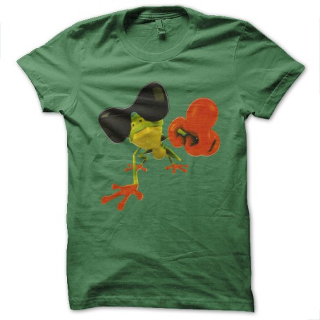 shirt funny frog green