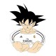 tee shirt goku real madrid blanc