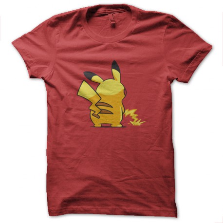 Pikachu camisa roja divertida