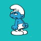 grumpy smurf turquoise shirt