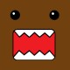 tee shirt domo kun marron