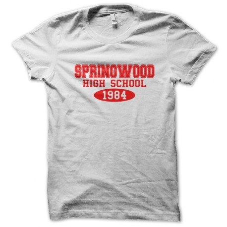 shirt Springwood High School 1984 white