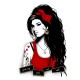 Amy Winehouse rasgar la camisa blanca