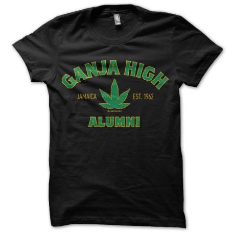 ganja high black t-shirt