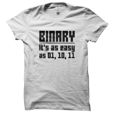 t-shirt binary numbers