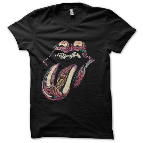 tee shirt rolling stones acquarelle