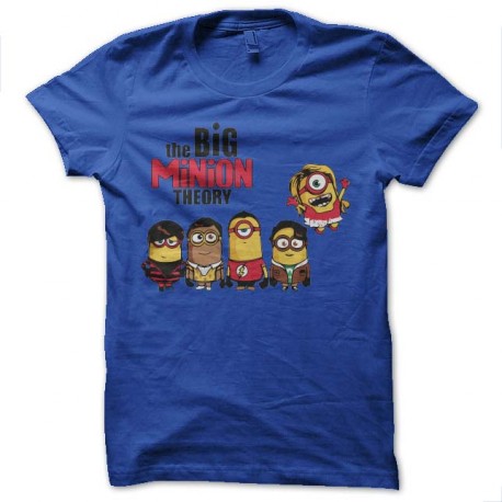 t-shirt big bang theory and minions