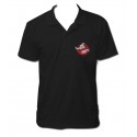 polo embroidered black ghostbusters