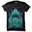 tiburón de camiseta analógica