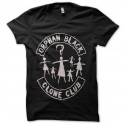 club ciclón negro huérfano de camiseta