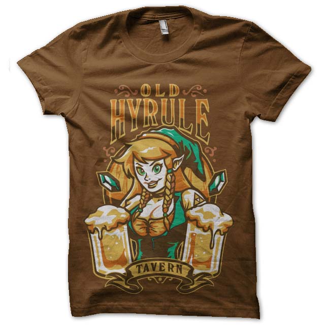 Zelda De Hyrule De Cerveza Antiguo T Shirt