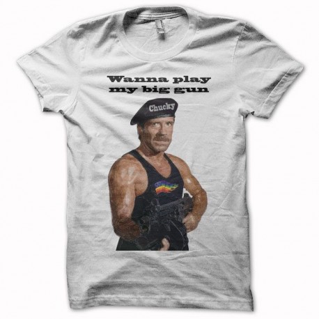 Tee shirt Chuck Norris Delta Gay blanc