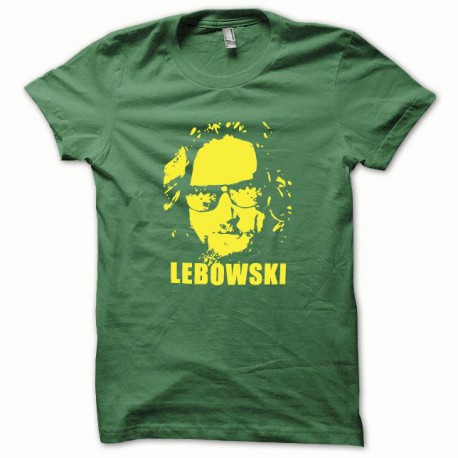 Tee shirt The Big Lebowski jaune/vert bouteille