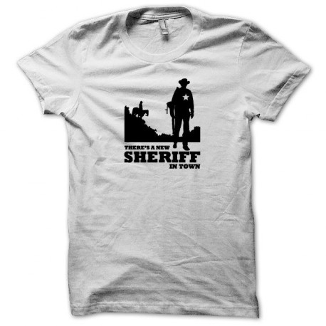 Tee shirt Sheriff noir/blanc