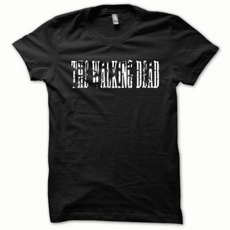 The Walking Dead camiseta blanca / negro